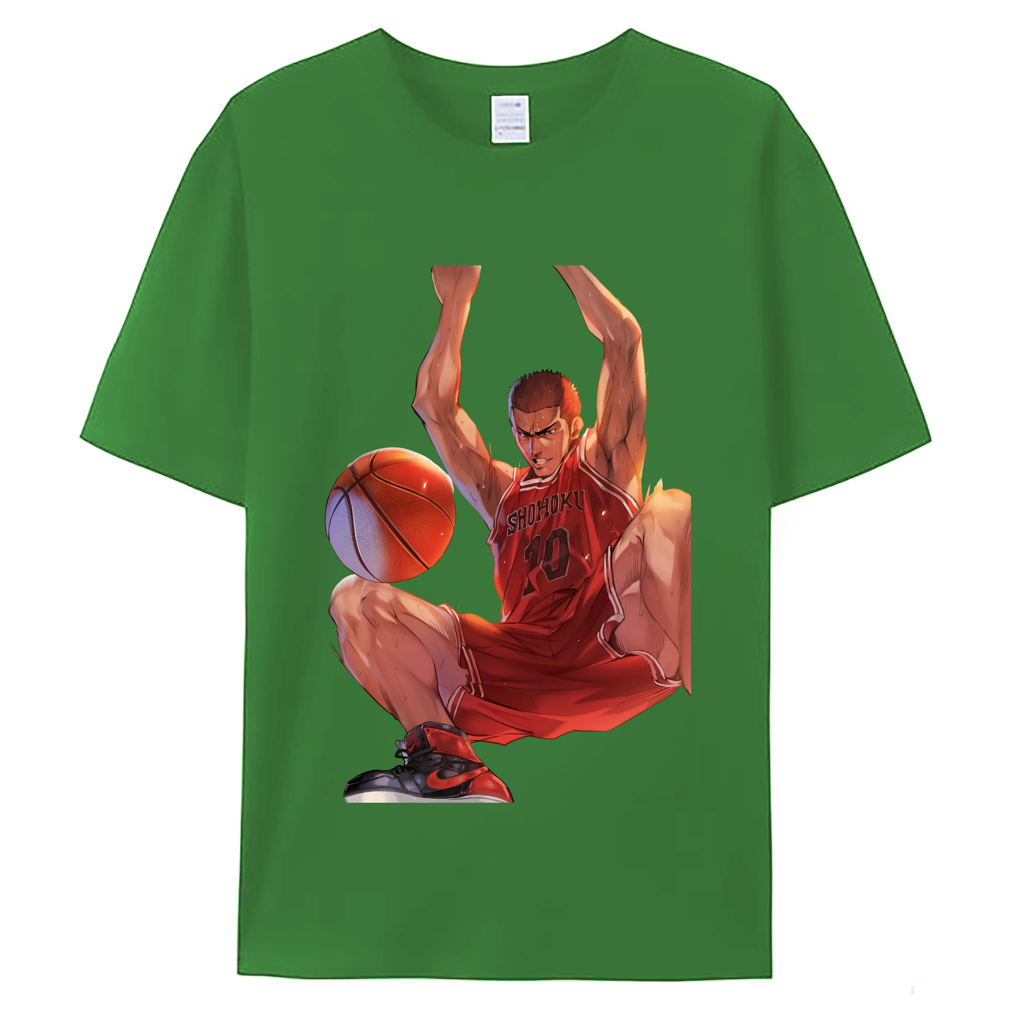 （画像用） SLAM DUNK／スラムダンク レディースカジュアルプリントTシャツ（綿100％）